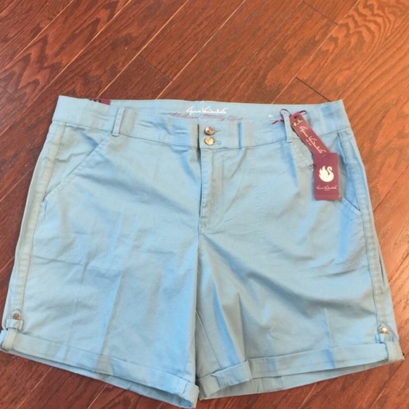 Gloria Vanderbilt Pants - Plus Size GLORIA VANDERBILT Marne Twill Shorts